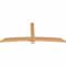 Ekena Millwork Bellingham Timber Gable Bracket, Western Red Cedar, 96"W x 40"H x 3 1/2"D x 5 1/2"F, 10/12 Pitch GBW096X40X0406BEL00SWR - alternate 3